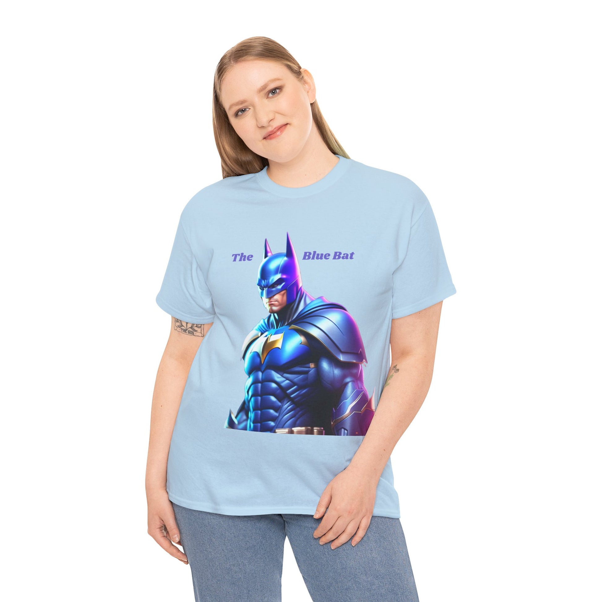 The Blue Bat   Unisex Heavy Cotton Tee (9002923589951)