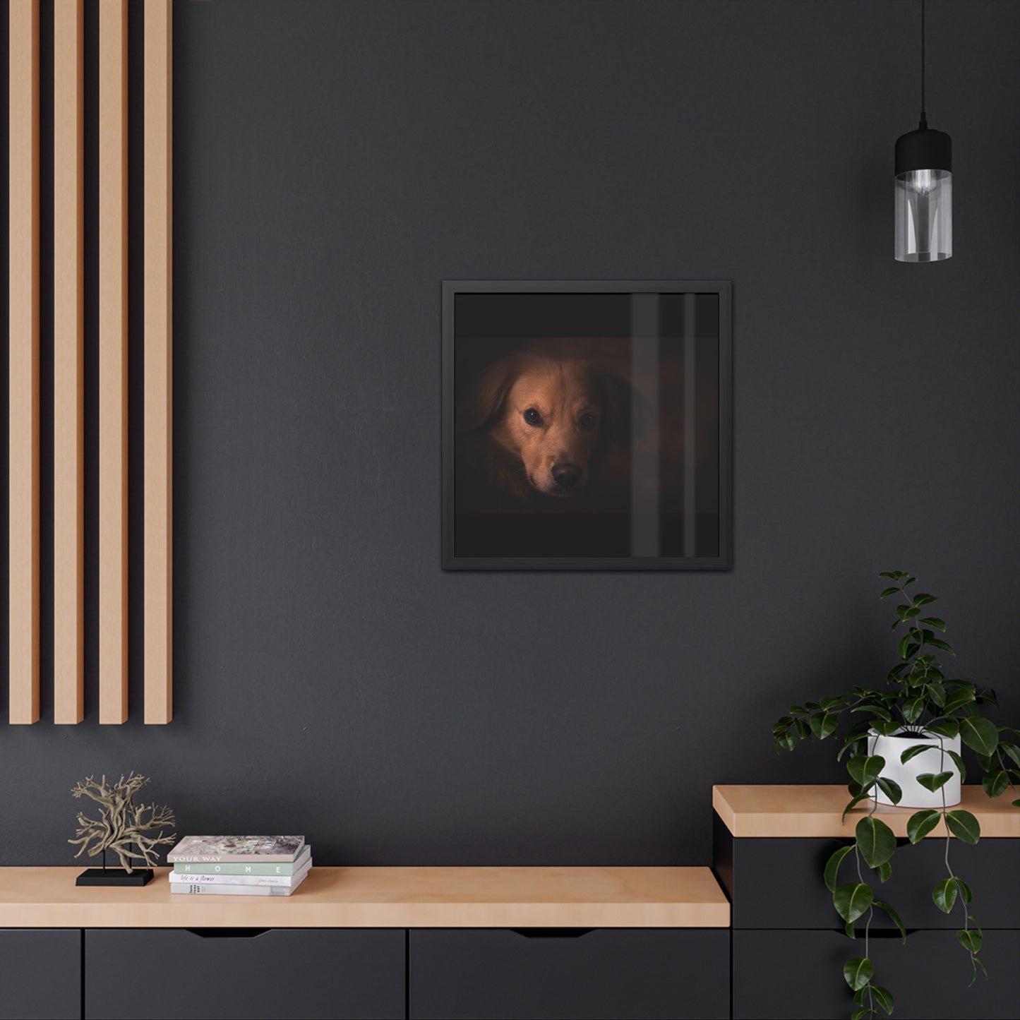 One eye dog    Framed Poster, Horizontal (8543794299199)
