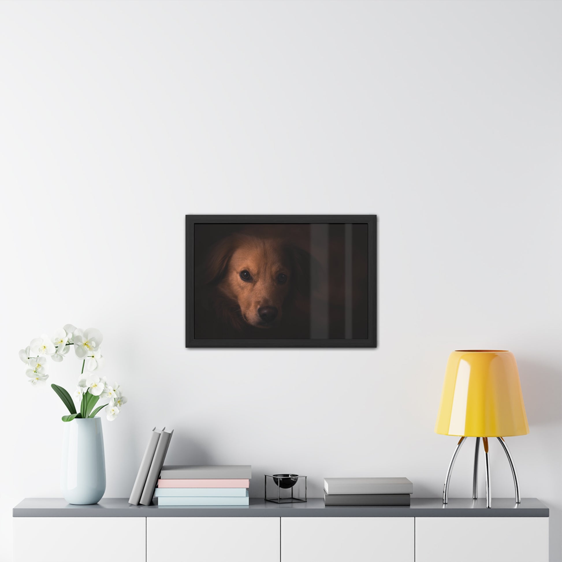One eye dog    Framed Poster, Horizontal (8543794299199)
