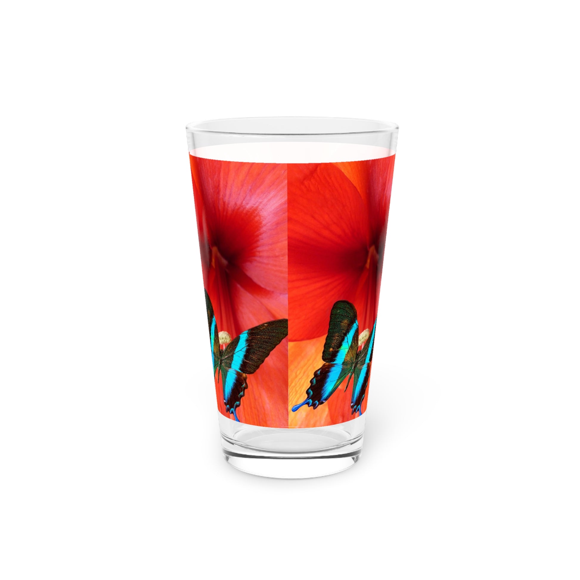 Butterfly             Pint Glass, 16oz (8543736758591)