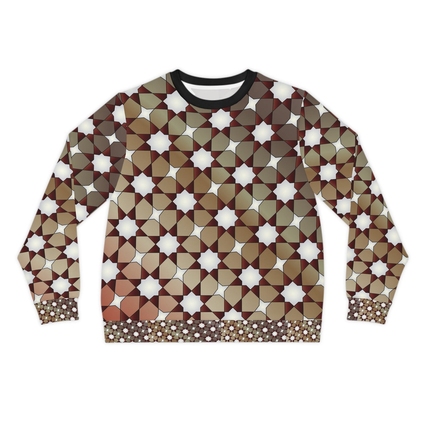 Star Burst  Lightweight Sweatshirt (AOP) (8504130240831)