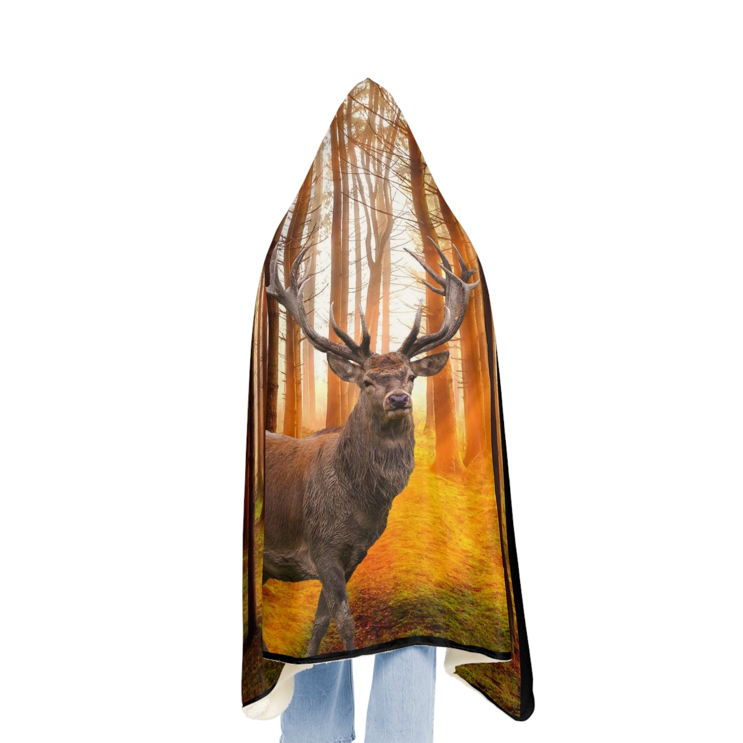 Elk and Cougar  Snuggle Blanket (8543802130751)