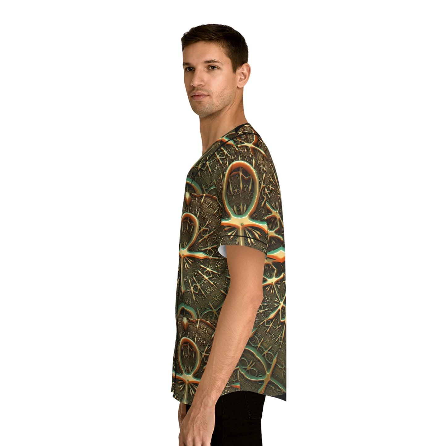 Golden Cross    Men's Baseball Jersey (AOP) (8540482044223)