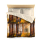 Elk and Couger     Microfiber Duvet Cover (8543726371135)