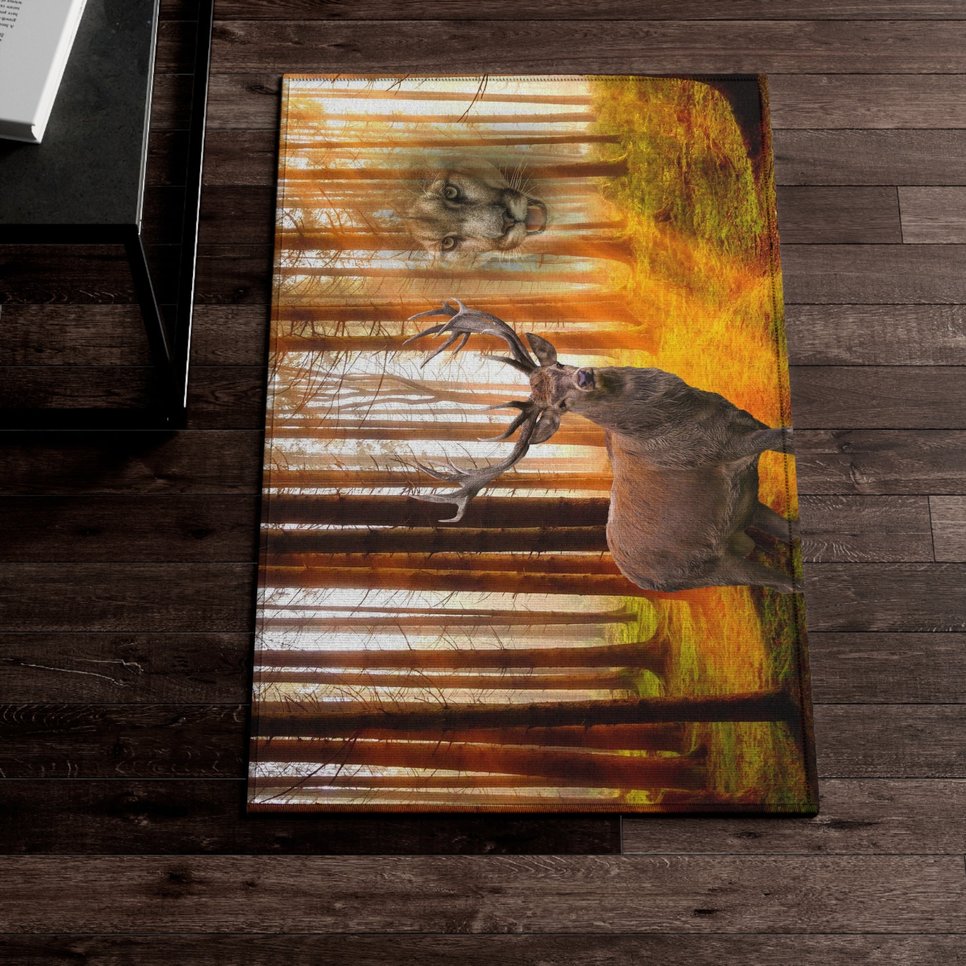 Elk and Cougar   Dornier Rug (8543820710207)