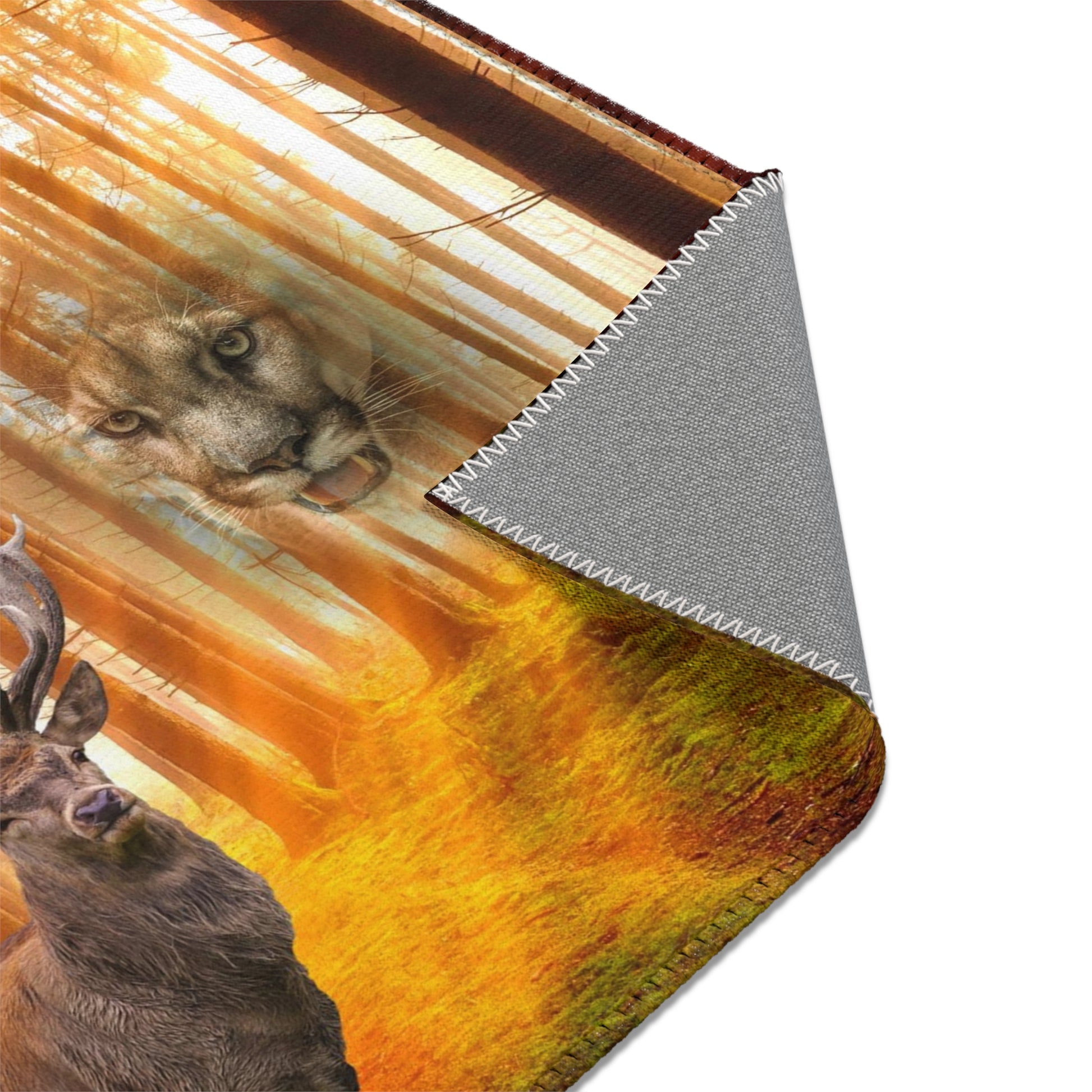 Elk and Cougar    Area Rugs (8543831195967)