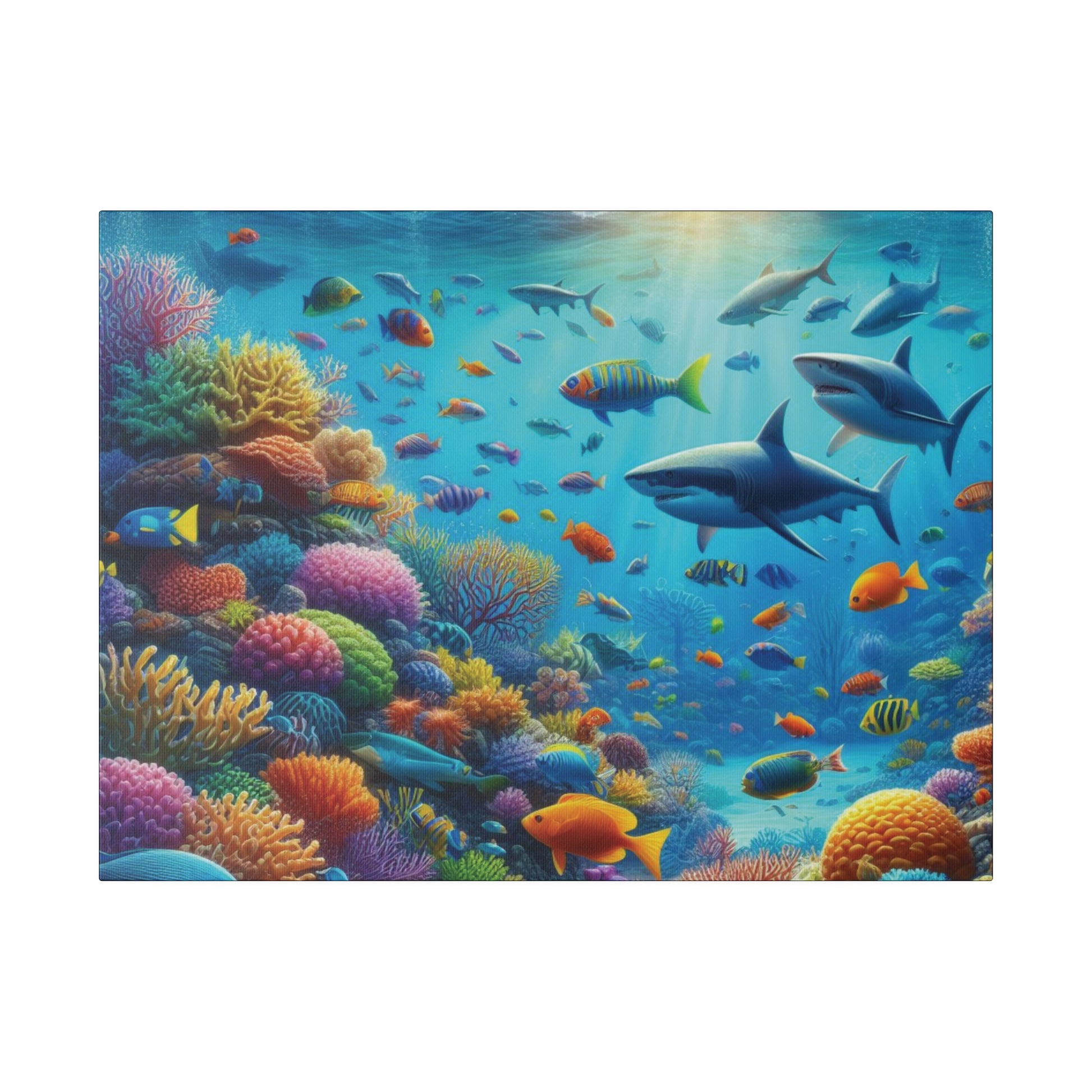 Canvas Wall Art Ocean View Matte (9726628167999)