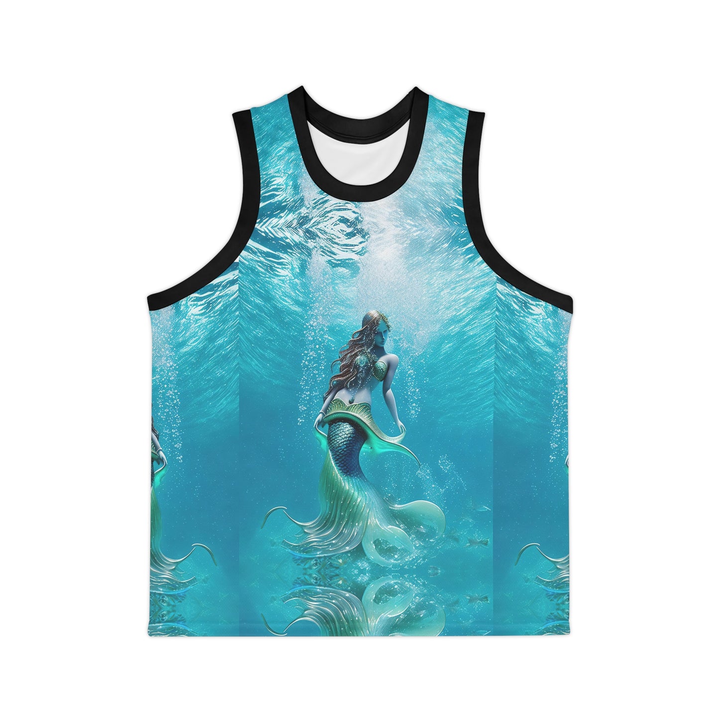 Mermaid   Unisex Basketball Jersey (AOP) (9222448546111)