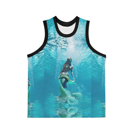 Mermaid   Unisex Basketball Jersey (AOP) (9222448546111)