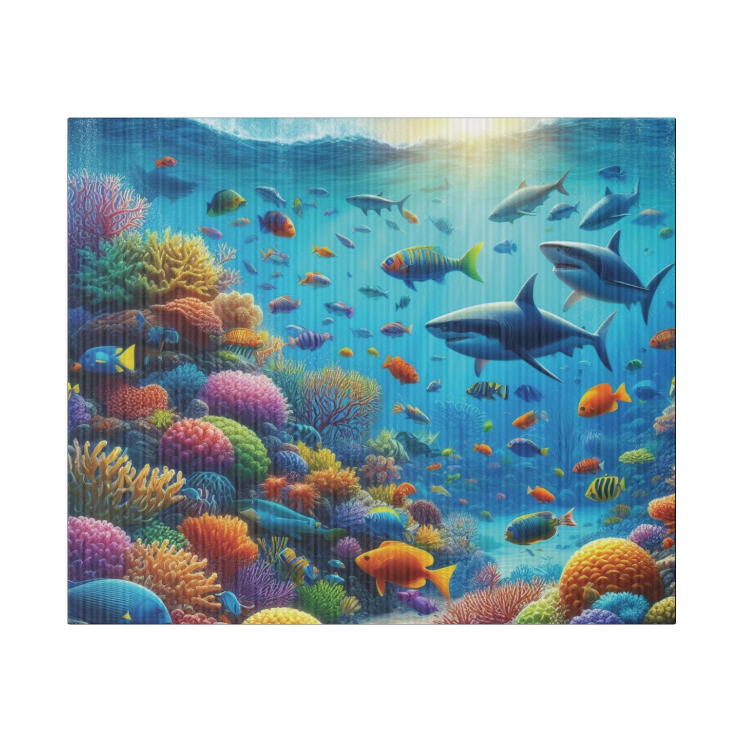 Canvas Wall Art Ocean View Matte (9726628167999)