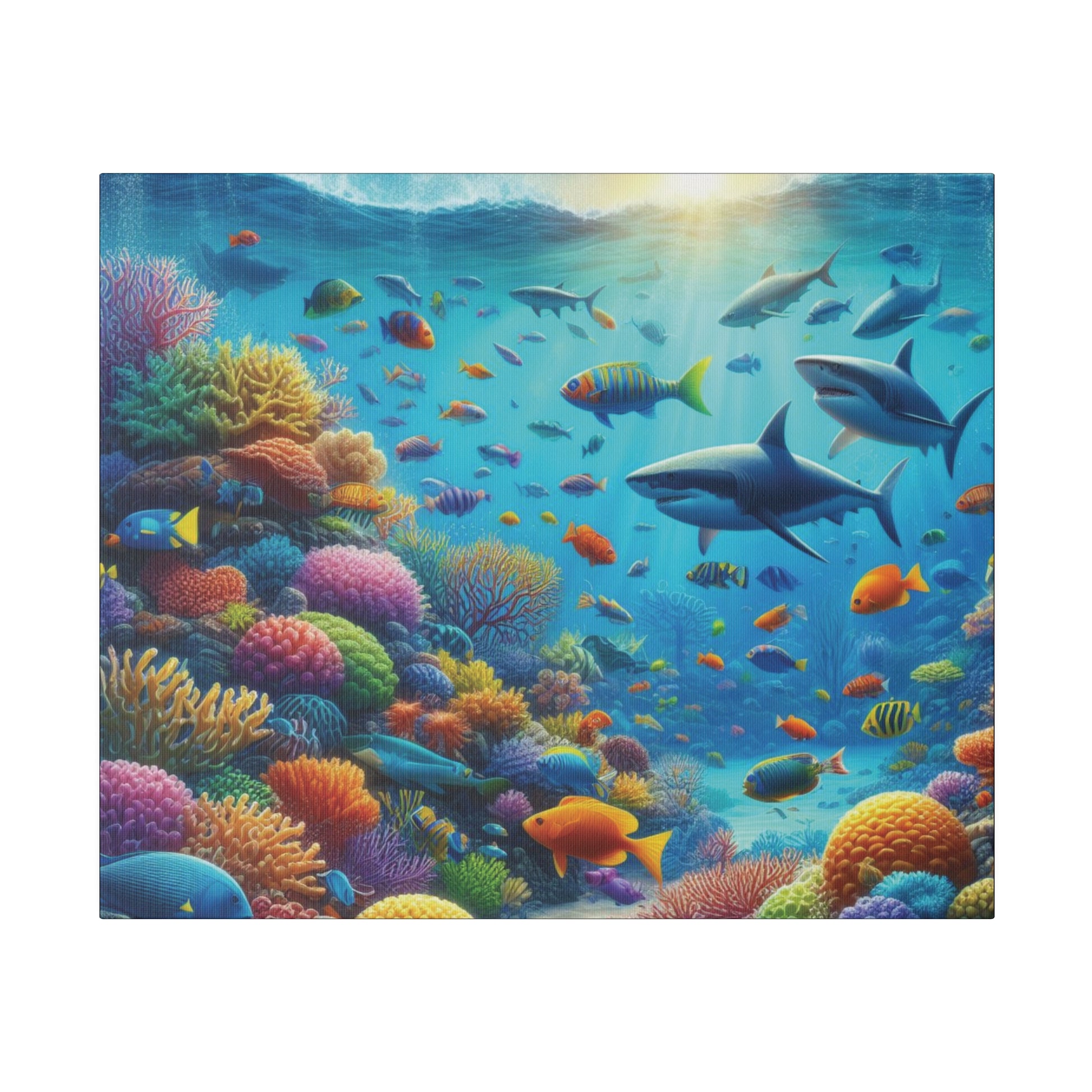 Canvas Wall Art Ocean View Matte (9726628167999)