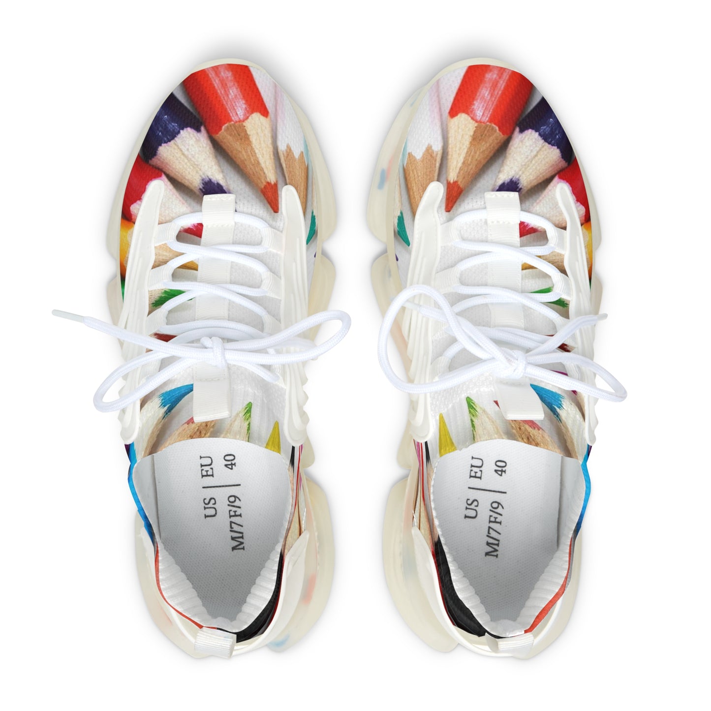 Pencils Women's Mesh Sneakers (8587741790527)