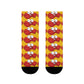 Red crab on yellow Crew Socks (EU) (8194512322879)