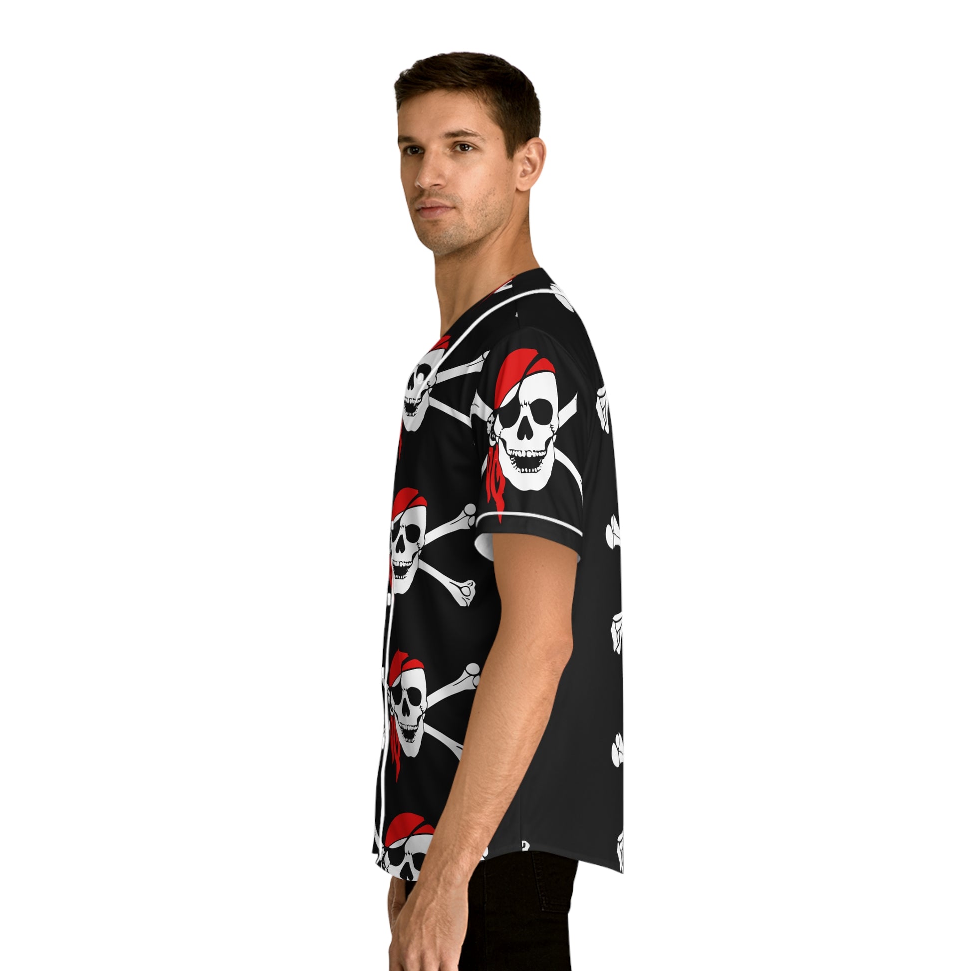 Pirate   Men's Baseball Jersey (AOP) (8540502982975)