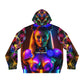 Cyber Queen    Men's Full-Zip Hoodie (AOP) (8507896987967)