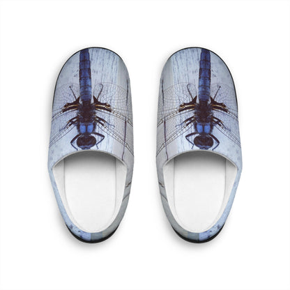 Blue Dragonfly                   Men's Indoor Slippers (8541986619711)