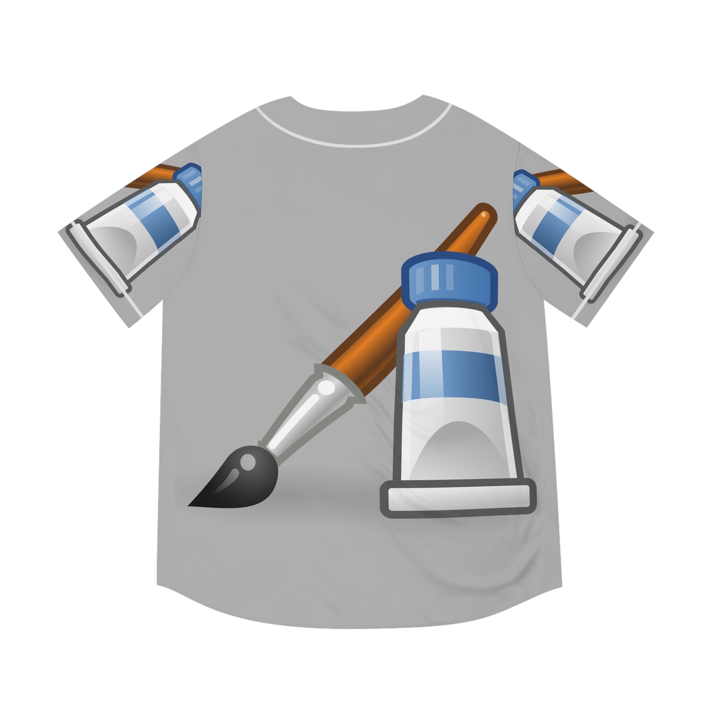 Paint brush    Men's Baseball Jersey (AOP) (8540490662207)