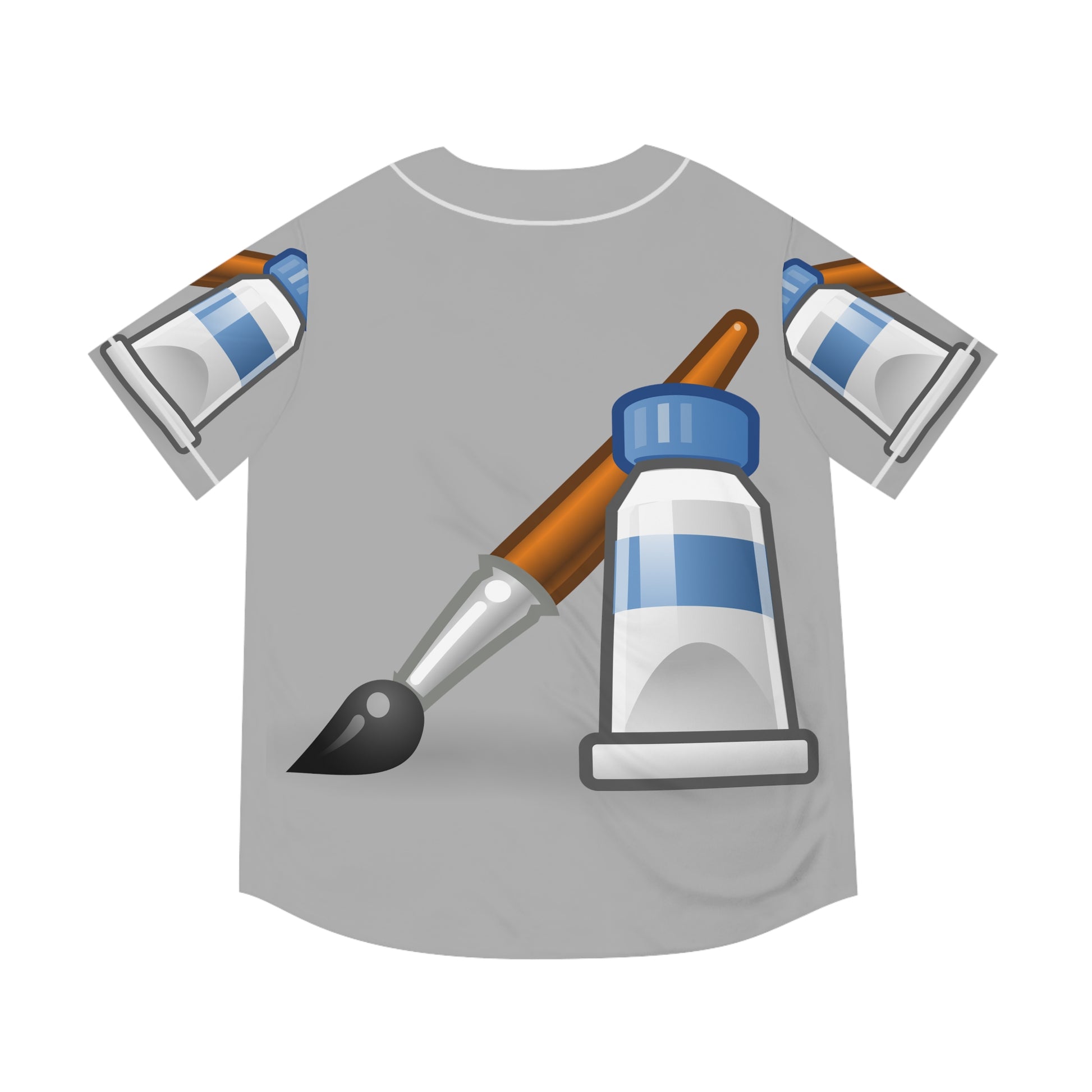 Paint brush    Men's Baseball Jersey (AOP) (8540490662207)