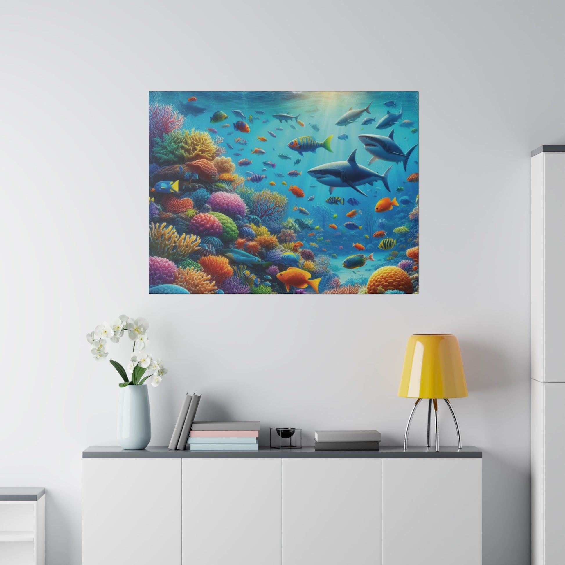 Canvas Wall Art Ocean View Matte (9726628167999)