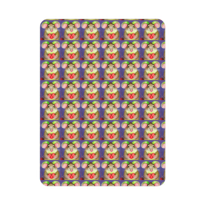 Mouse with fruit   Toddler Blanket (8543775555903)