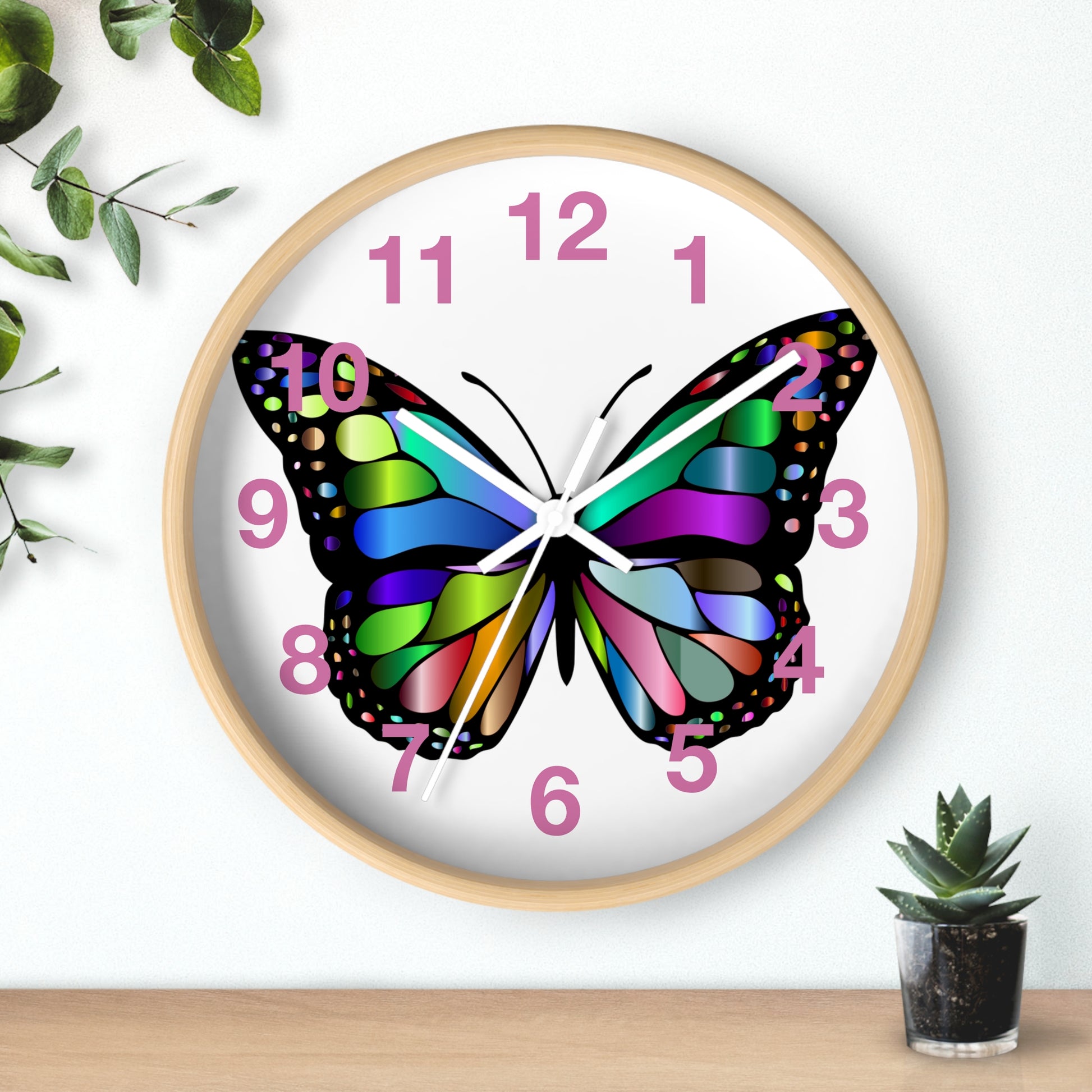 Butterfly    Wall clock (8541954769215)