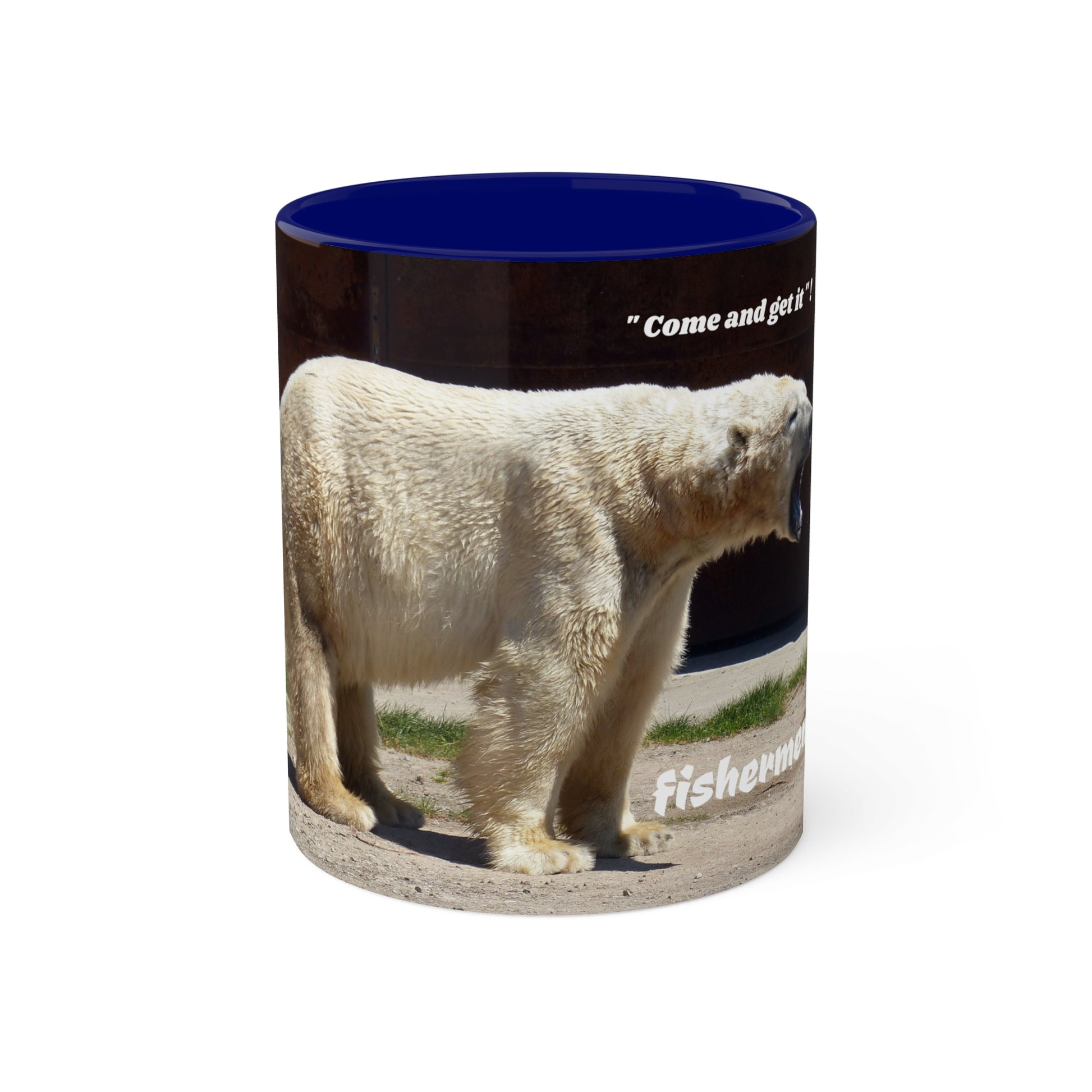 Come and get it ! fishmen Colorful Mugs, 11oz (8218070221119)