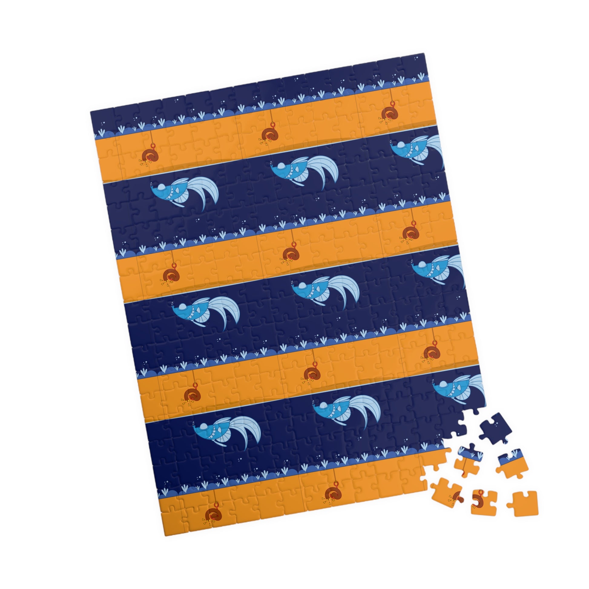 Worm on a hook     Puzzle (110, 252, 500, 1014-piece) (8542039081279)