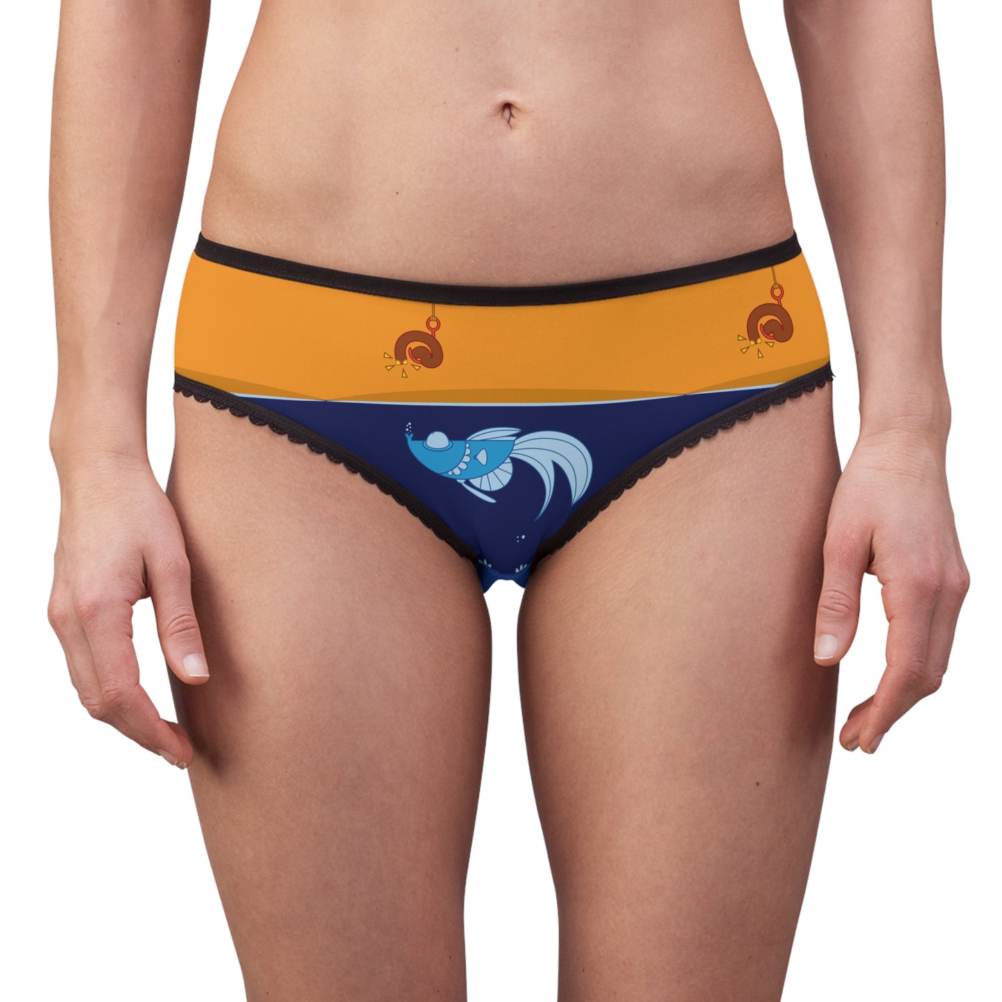 Worm on a hook    Women's Briefs (8541976396095)