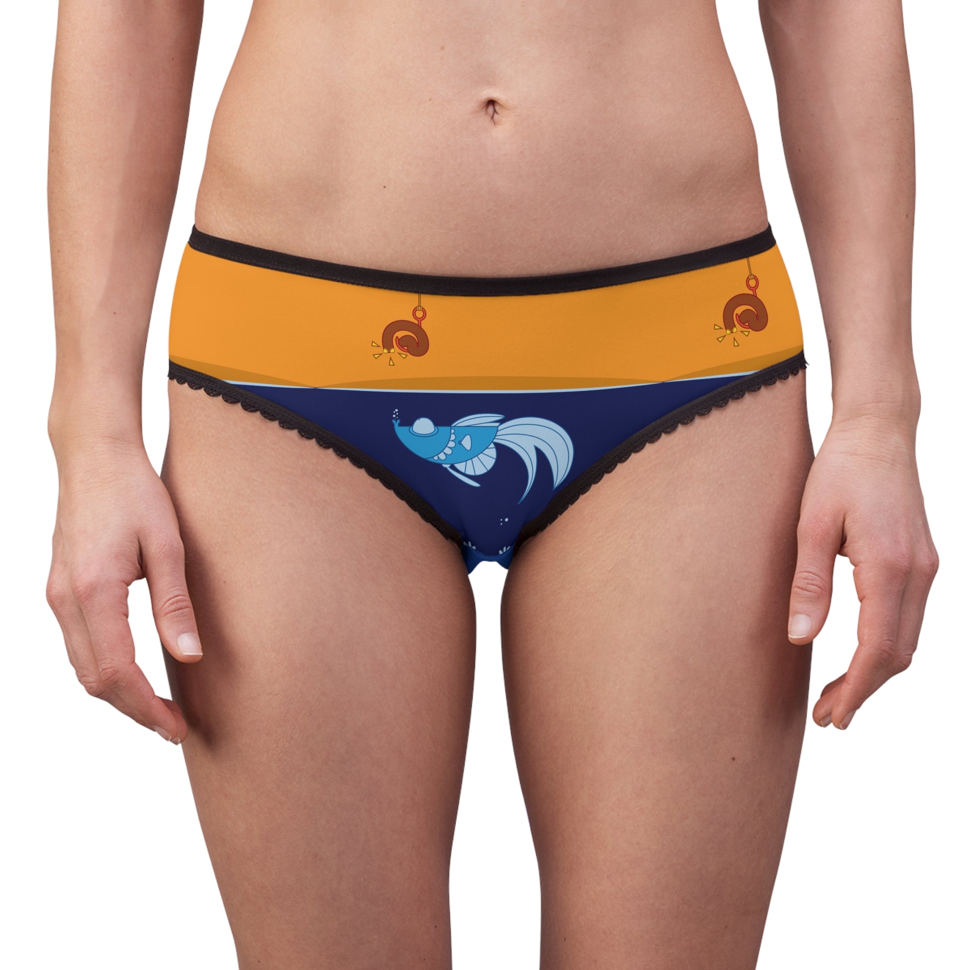 Worm on a hook    Women's Briefs (8541976396095)