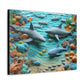 Canvas Gallery Wraps Ocean Clay Art Wall Decor (9726600708415)