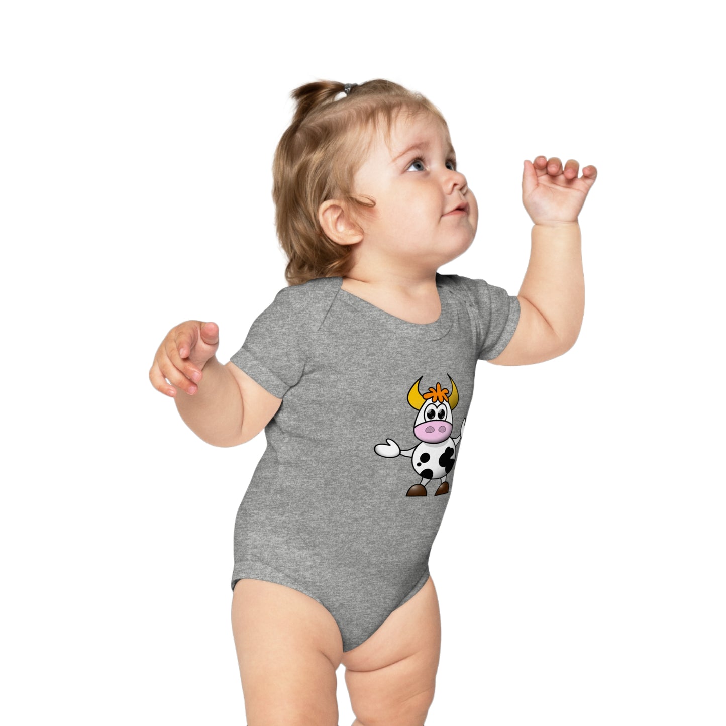 Combed Cotton Baby Bodysuit (9213357261119)