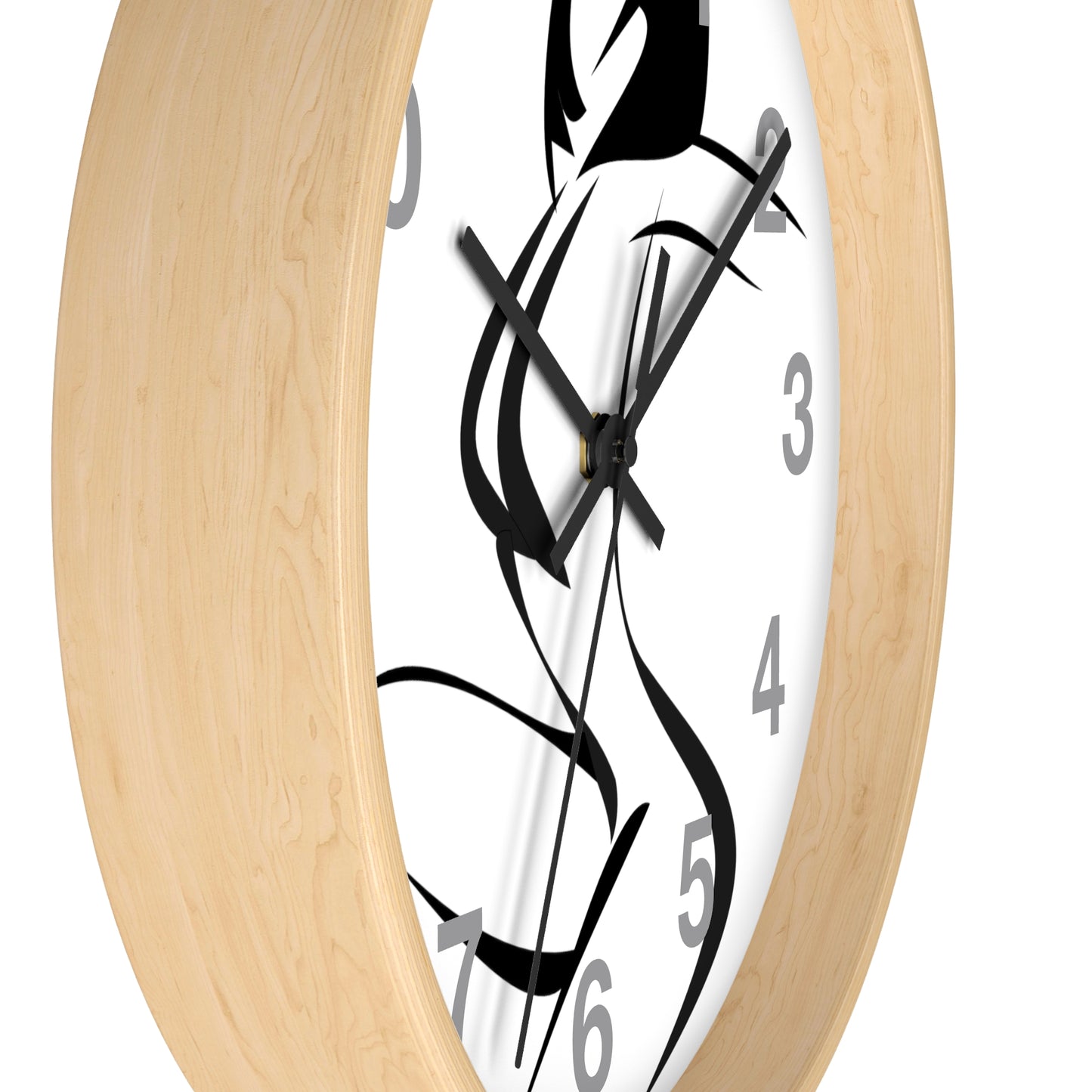 Graphic girl    Wall clock (8543731974463)