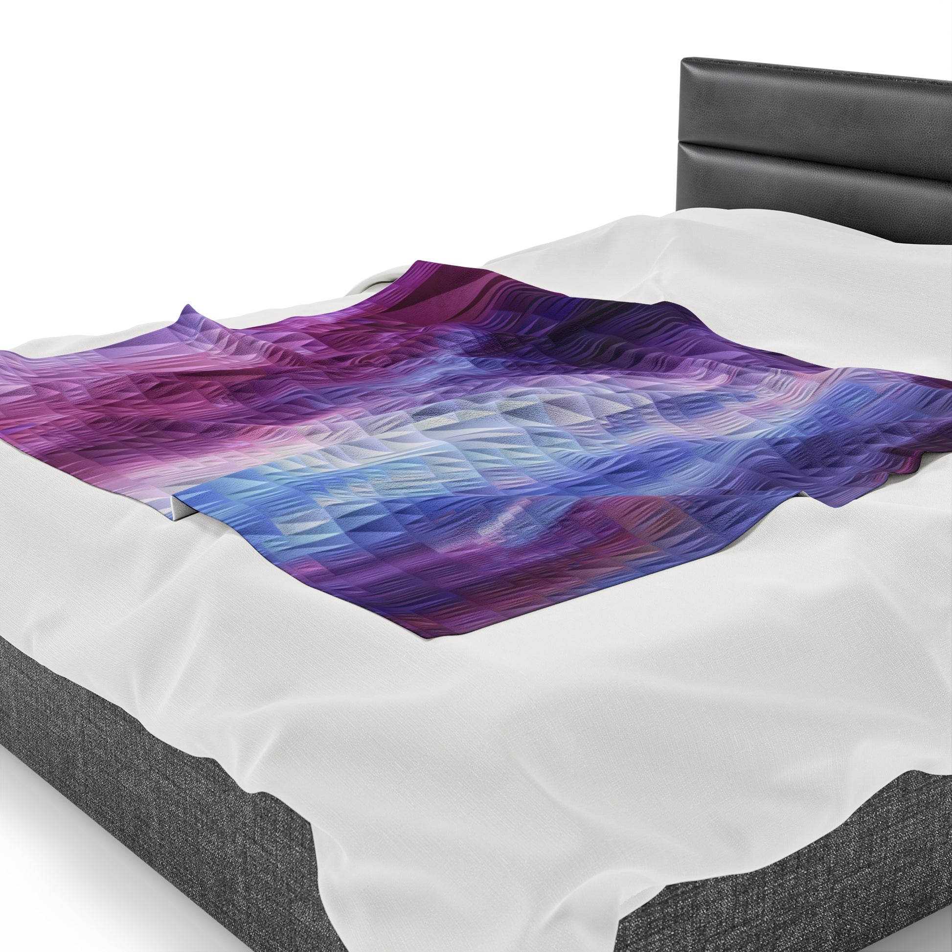 Spectrum              Velveteen Plush Blanket (8543832703295)