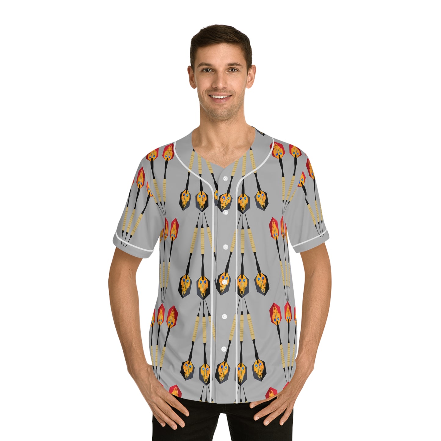 Darts   Men's Baseball Jersey (AOP) (8540517105983)