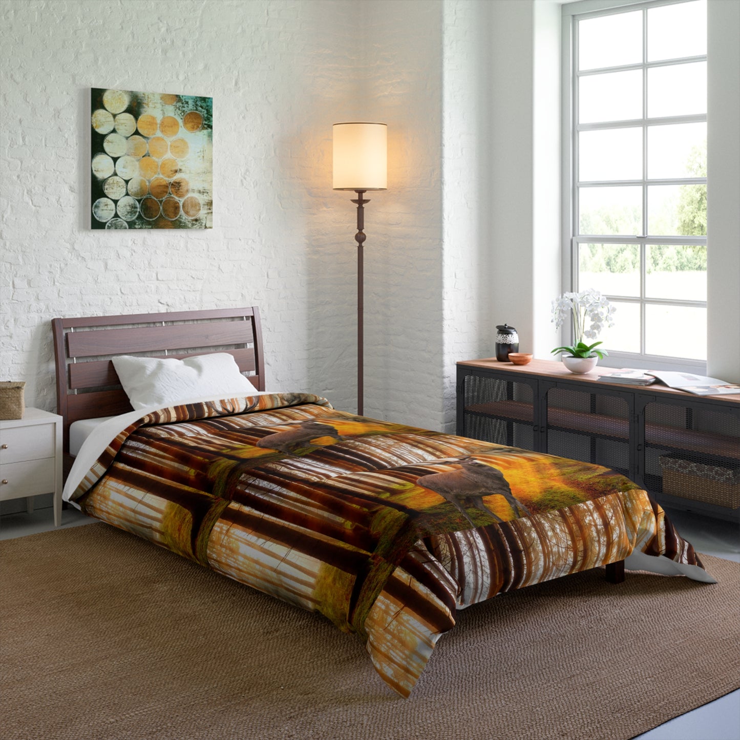 Elk and Cougar   Comforter (8543832113471)