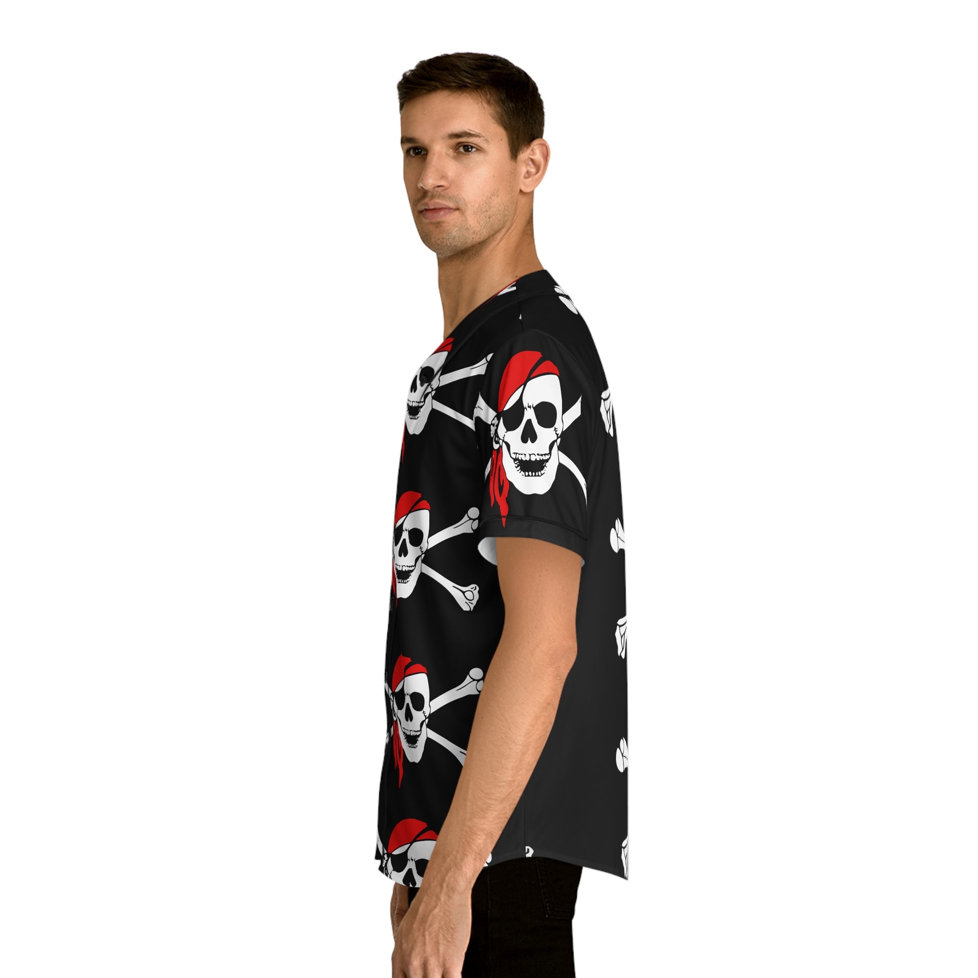 Pirate   Men's Baseball Jersey (AOP) (8540502982975)