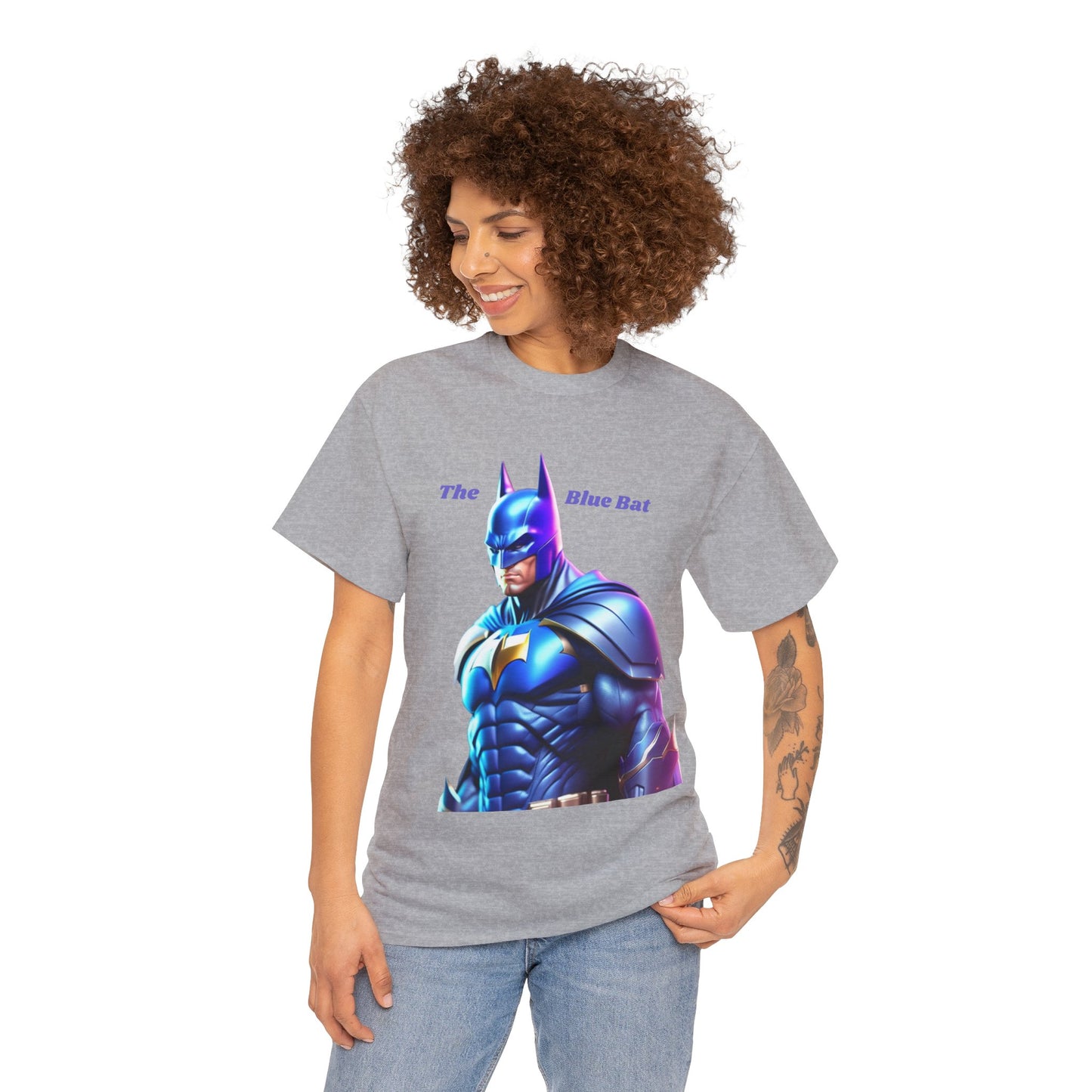 The Blue Bat   Unisex Heavy Cotton Tee (9002923589951)
