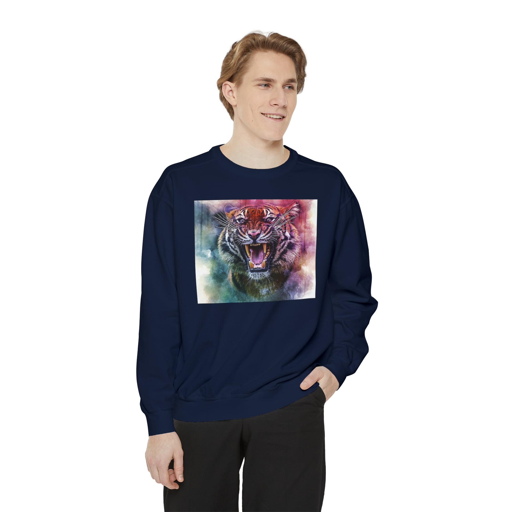 Unisex Garment-Dyed Sweatshirt (8504055464255)