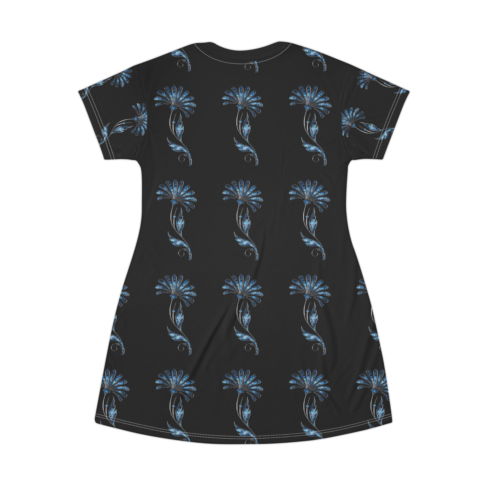 All Over Print T-Shirt Dress (8540591030591)