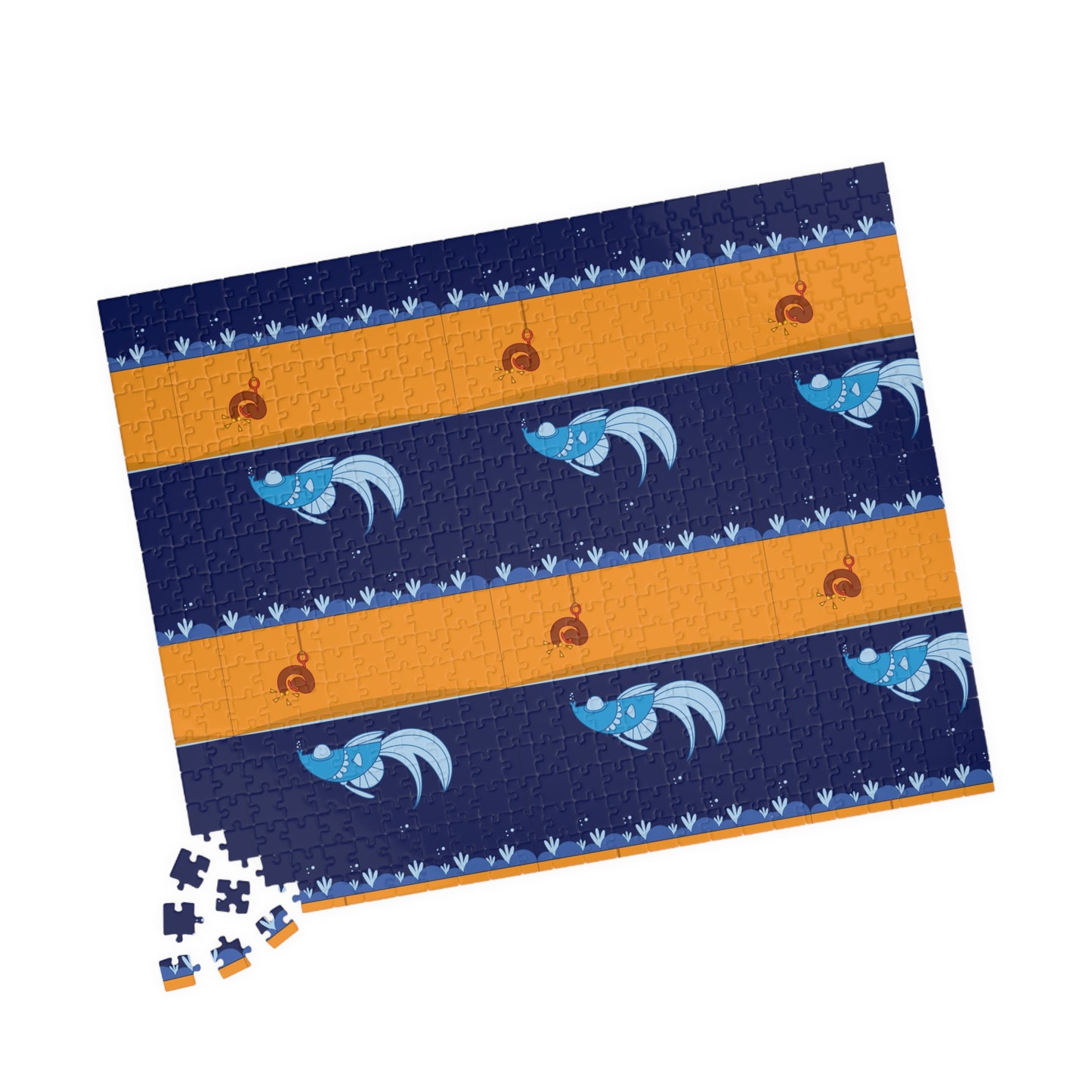 Worm on a hook     Puzzle (110, 252, 500, 1014-piece) (8542039081279)