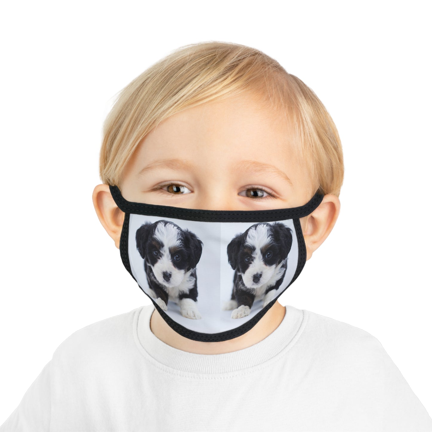 Kid's Face Mask Twin puppies (8534807609663)