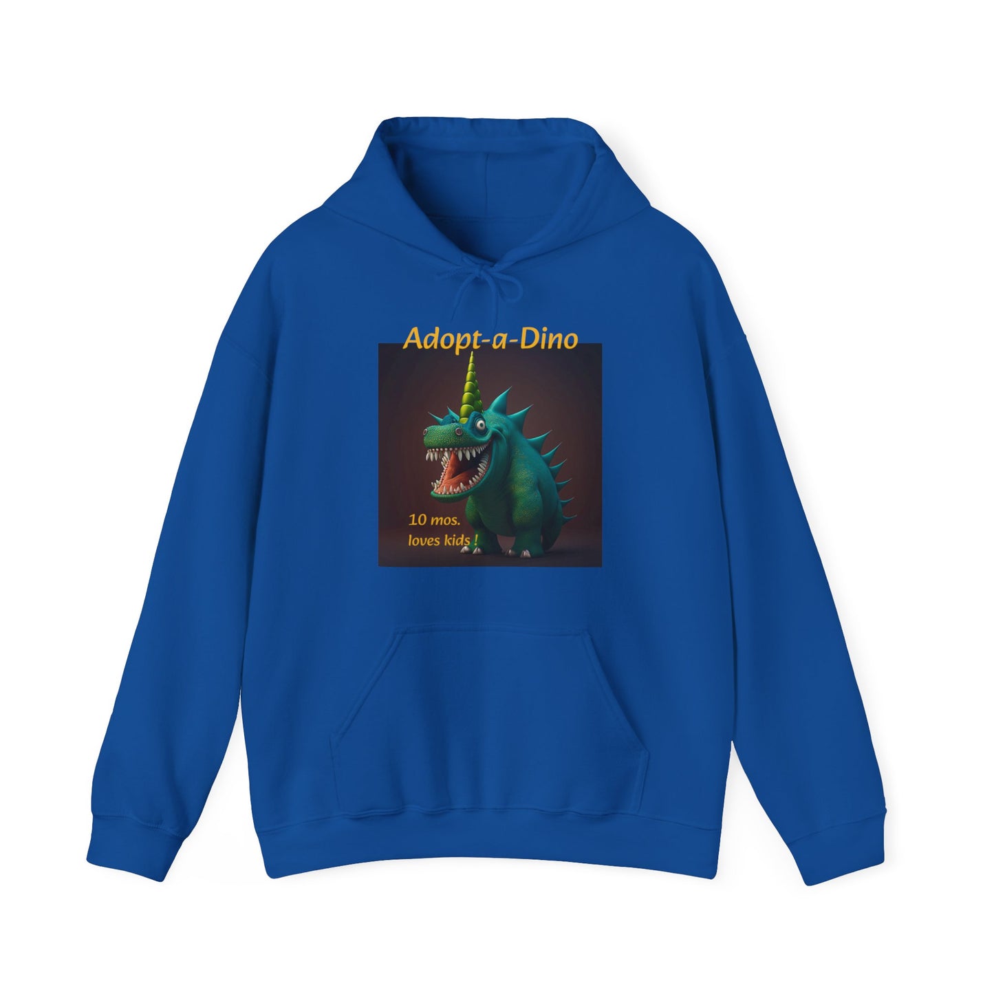 Adopt a Dino                                 Aqeaus    Unisex Heavy Blend™ Hooded Sweatshirt (9225251455295)