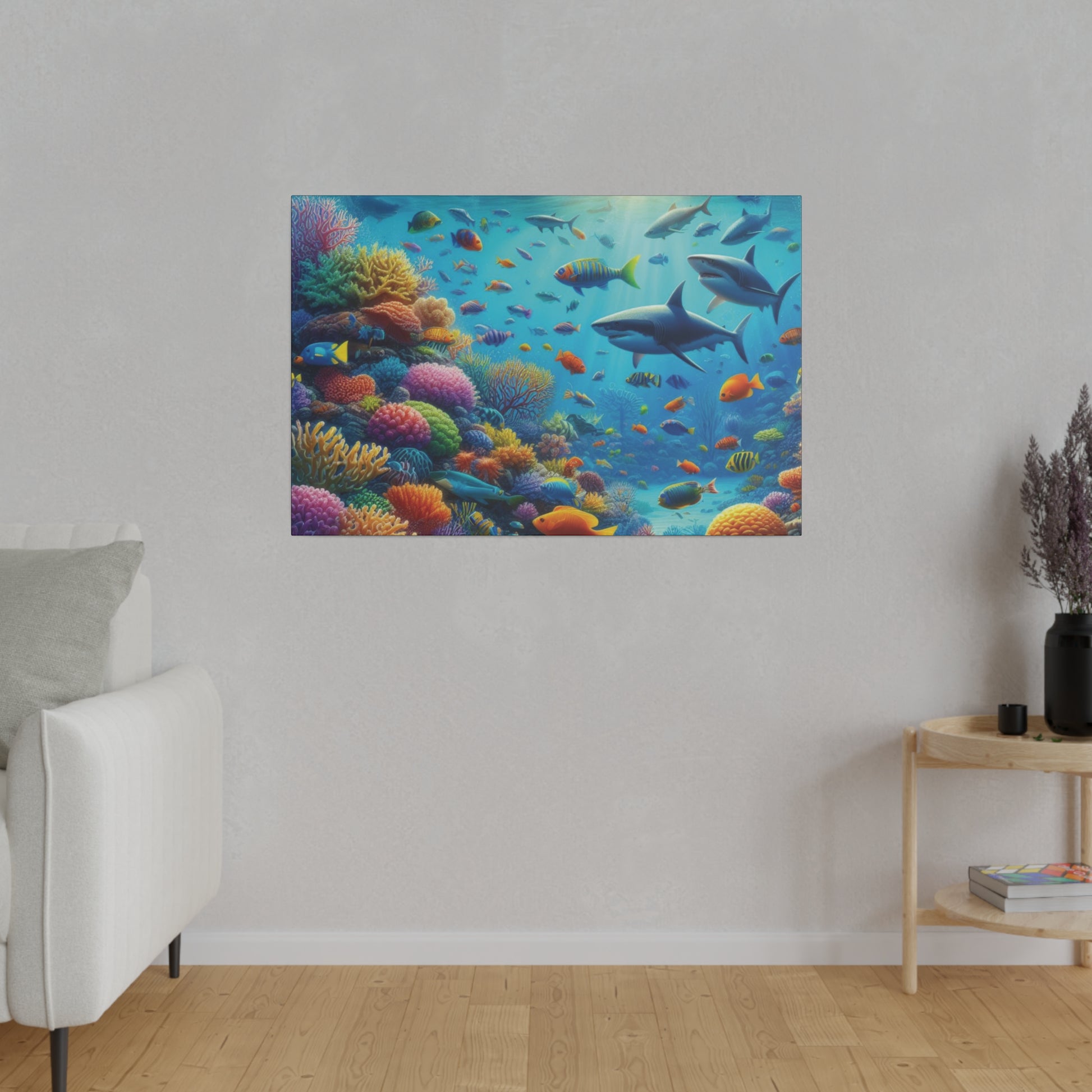 Canvas Wall Art Ocean View Matte (9726628167999)