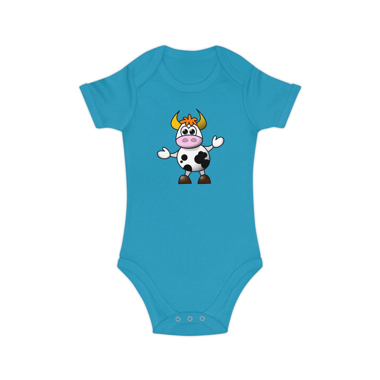 Combed Cotton Baby Bodysuit (9213357261119)