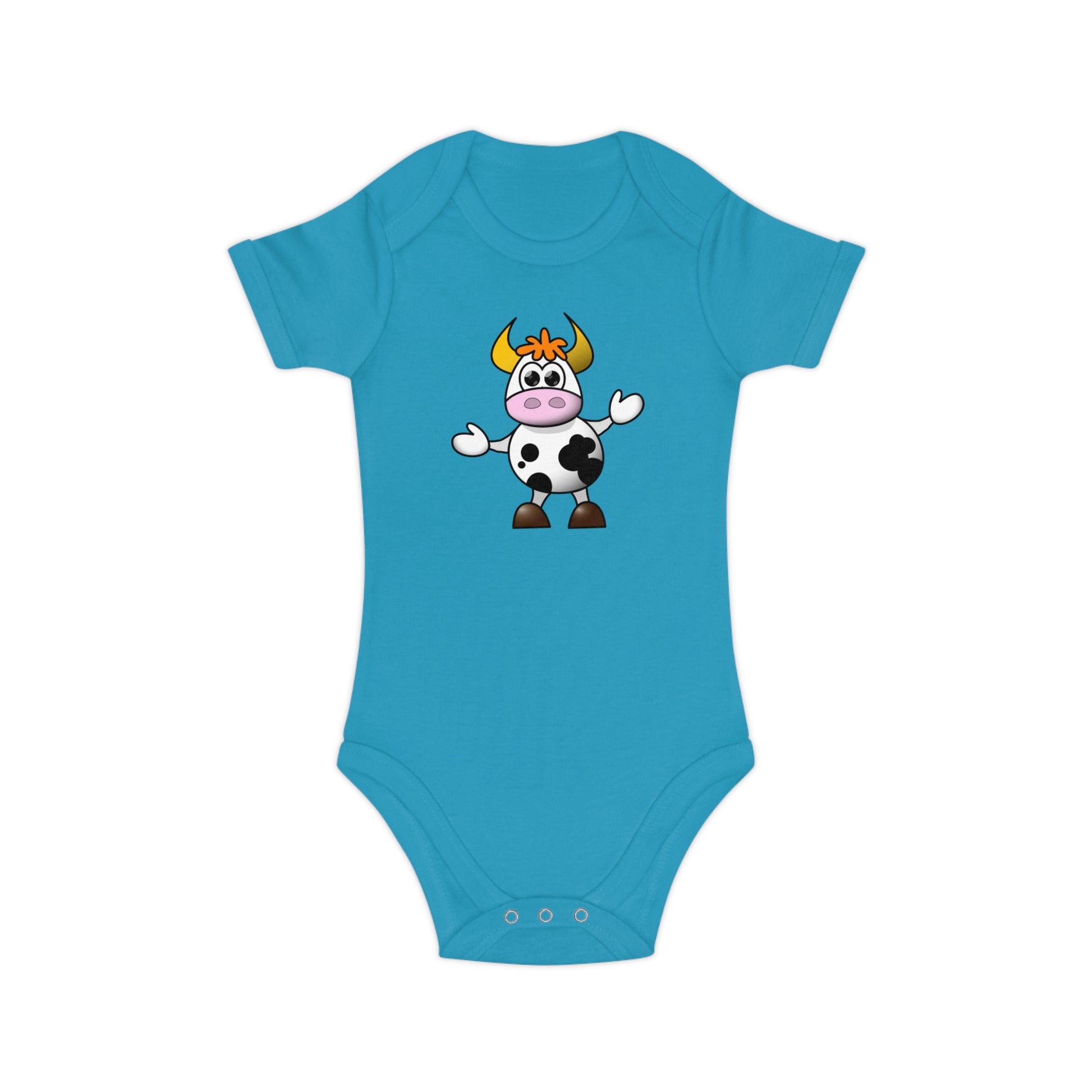 Combed Cotton Baby Bodysuit (9213357261119)