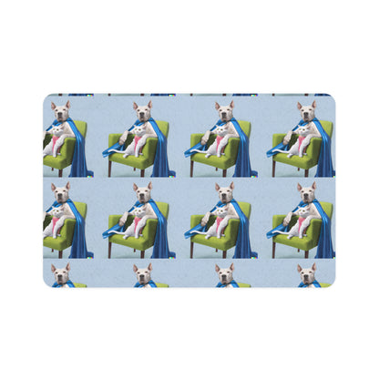 Pet Food Mat (12x18) Friends in chair (8534813835583)