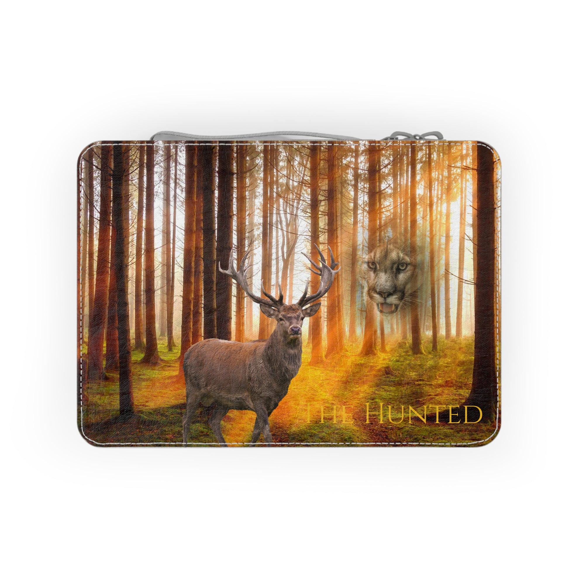 The Hunted   Elk and Couger  Paper Lunch Bag (8215729275199)