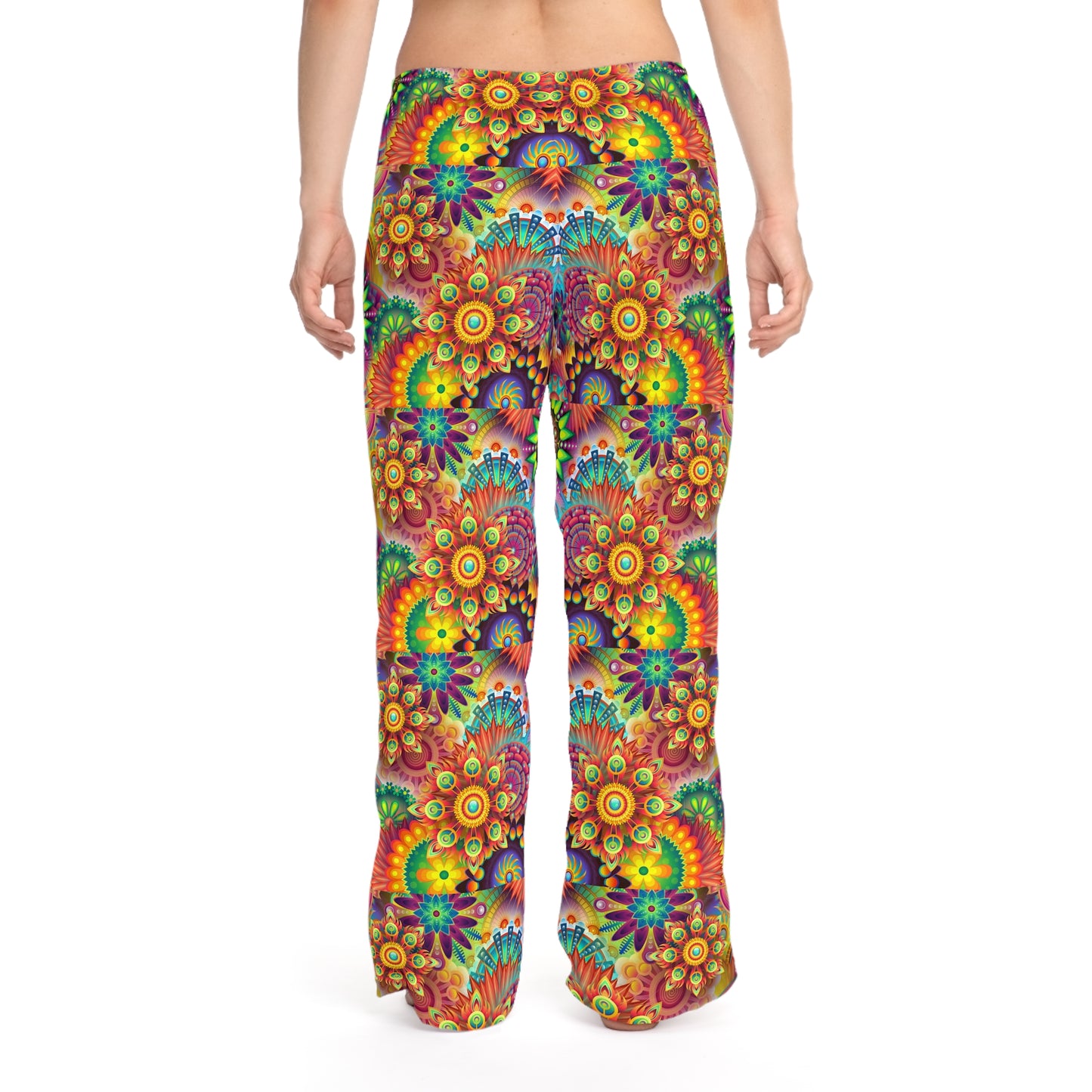 Color Burst    Women's Pajama Pants (AOP) (8543846138175)