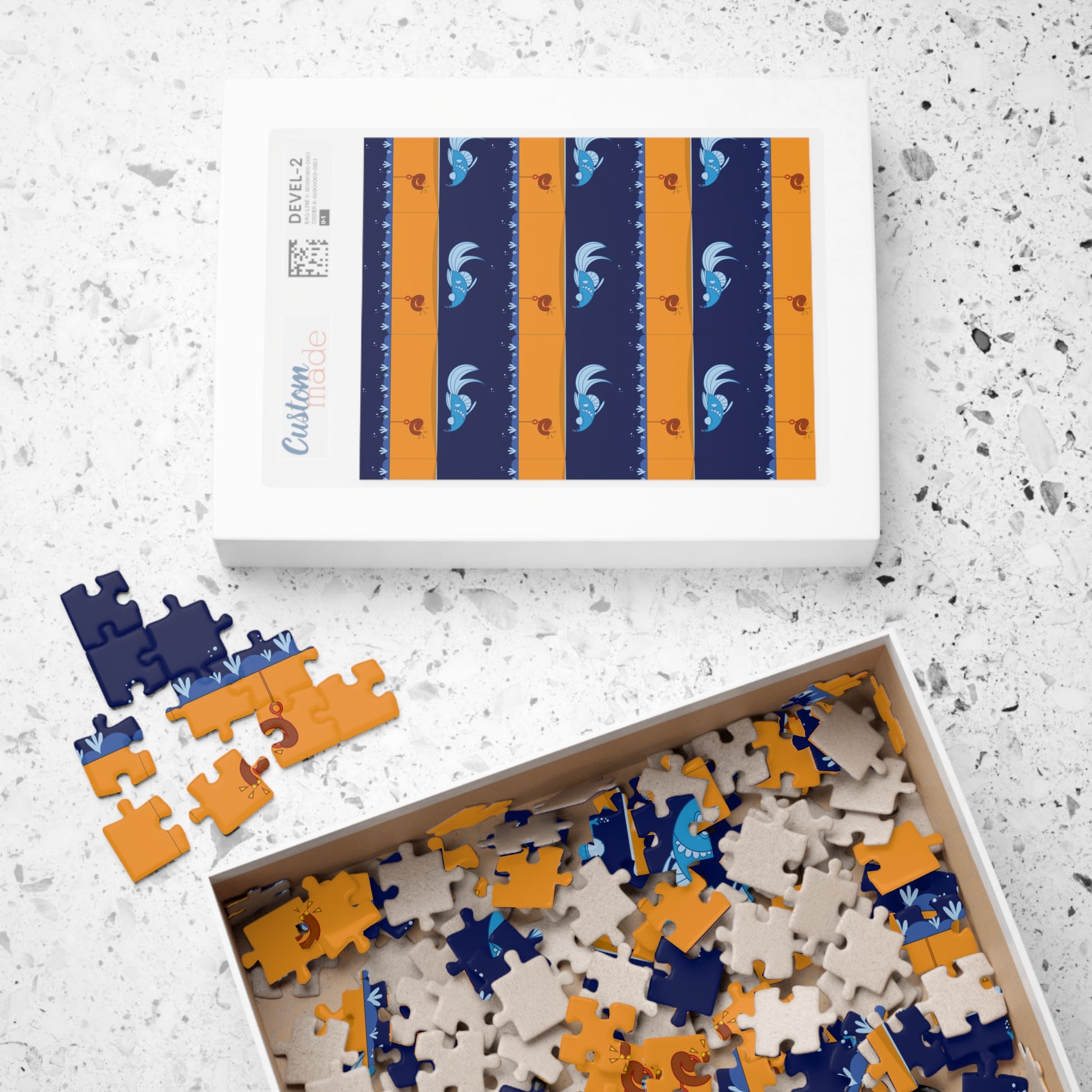 Worm on a hook     Puzzle (110, 252, 500, 1014-piece) (8542039081279)