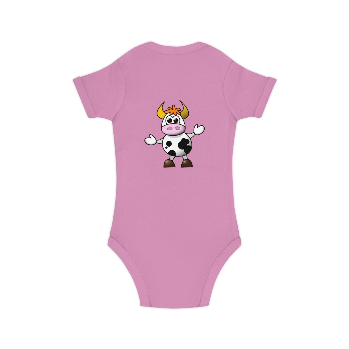Combed Cotton Baby Bodysuit (9213357261119)